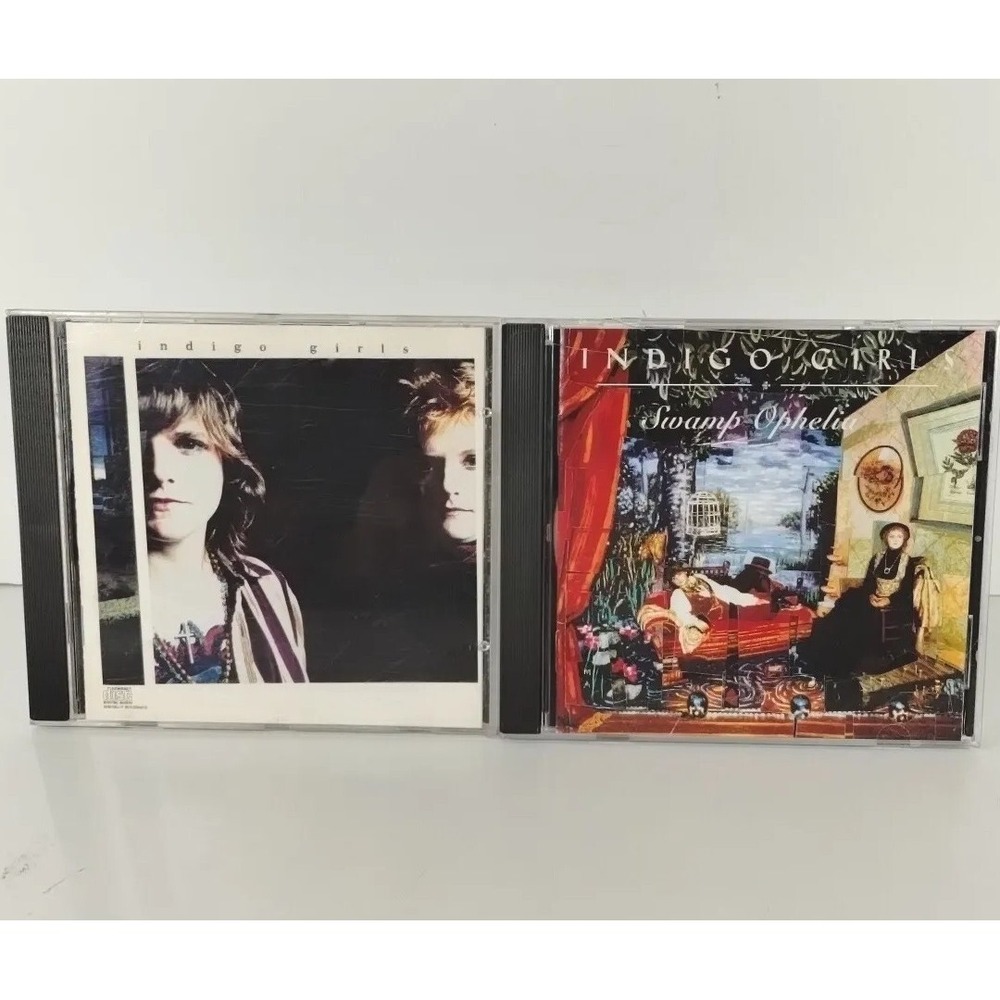 Indigo girls cd lot of 2: Swamp Ophelia/SELF-TITLED -READ